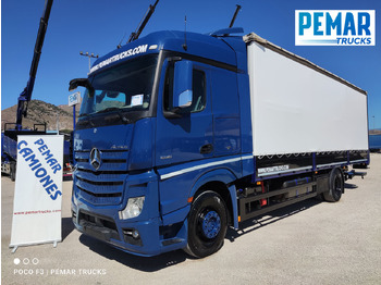 커튼사이더 트럭 MERCEDES-BENZ Actros 1836