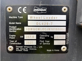 리스 Doosan DL 420-7 (CDC / Under Preparation)  Doosan DL 420-7 (CDC / Under Preparation) : 사진 2