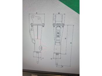 신규 유압 해머 건설기계 용 Montabert Hydraulikhammer SD6 Trägerklasse: 0,7 - 1,2 t : 사진 4 신규 유압 해머 건설기계 용 Montabert Hydraulikhammer SD6 Trägerklasse: 0,7 - 1,2 t : 사진 4