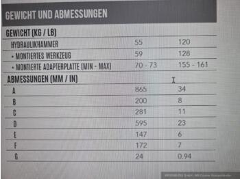 신규 유압 해머 건설기계 용 Montabert Hydraulikhammer SD6 Trägerklasse: 0,7 - 1,2 t : 사진 3 신규 유압 해머 건설기계 용 Montabert Hydraulikhammer SD6 Trägerklasse: 0,7 - 1,2 t : 사진 3
