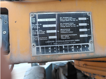 폐기물/ 산업 처리기 LIEBHERR A 932 Litronic : 사진 5