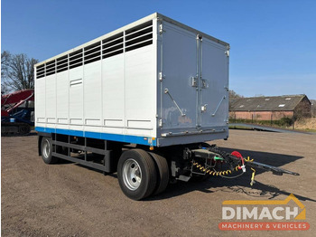 농장 트레일러 LEVEQUES Veetransport aanhanger livestock trailer 1 laag! : 사진 5