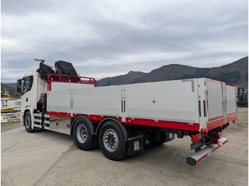 드롭사이드/ 플랫베드 트럭, 크레인 트럭 Scania G420 6x2 med HIAB 232-E5 Hipro og MCE påbygg : 사진 4 드롭사이드/ 플랫베드 트럭, 크레인 트럭 Scania G420 6x2 med HIAB 232-E5 Hipro og MCE påbygg : 사진 4