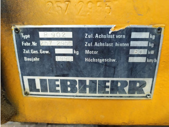 크롤러 굴삭기 Liebherr 902 : 사진 3