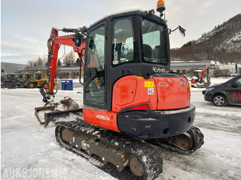 미니 굴삭기 2012 Kubota KX057-4 Gravemaskin med tiltrotator, tre skuffer, kun 4408 timer : 사진 4 미니 굴삭기 2012 Kubota KX057-4 Gravemaskin med tiltrotator, tre skuffer, kun 4408 timer : 사진 4