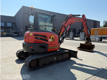 굴착기 2018 Kubota U55-4 BELTEGRAVER ENGCON TILTROTATOR 2 SKUFFER SERVICEHISTORIKK SENTRALSMØRING : 사진 5