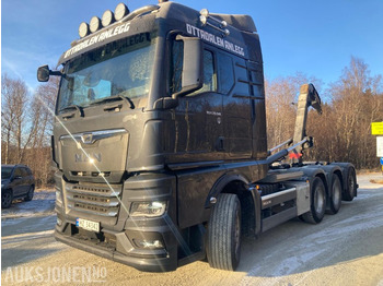 후크 리프트 트럭 2021 MAN TGX krokbil med dumperkasse og kranflak. 8X4 EURO 6 : 사진 2 후크 리프트 트럭 2021 MAN TGX krokbil med dumperkasse og kranflak. 8X4 EURO 6 : 사진 2