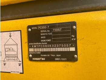크롤러 굴삭기 Komatsu PC 350-7 : 사진 5 크롤러 굴삭기 Komatsu PC 350-7 : 사진 5