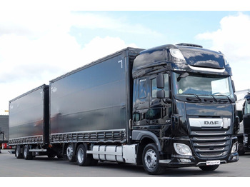 커튼사이더 트럭 DAF XF 480 / ZESTAW TANDEM / 120 M3 / PRZEJAZDOWY / : 사진 4 커튼사이더 트럭 DAF XF 480 / ZESTAW TANDEM / 120 M3 / PRZEJAZDOWY / : 사진 4