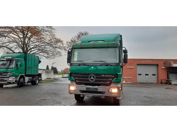 덤프트럭, 크레인 트럭 Mercedes-Benz 1841K 4x2 Actros Kipper mit Kran+Greifer : 사진 2