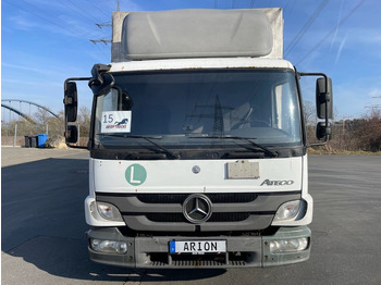 커튼 사이드 밴 Mercedes-Benz Atego 818 4x2 Pritsche+Plane/LBW/BärCargoliftEU5 : 사진 2