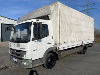 커튼 사이드 밴 Mercedes-Benz Atego 818 4x2 Pritsche+Plane/LBW/BärCargoliftEU5 : 사진 3