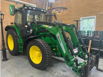 장궤형 트랙터 2024 John Deere 6150R w/ Quicke Front Loader & Bucket : 사진 4
