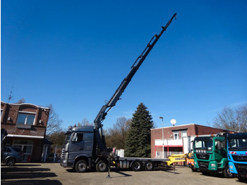 신규 크레인 트럭, 드롭사이드/ 플랫베드 트럭 Mercedes-Benz 3453  Plattform + Fassi F820 Kran  8x2 Mercedes-Benz 3453 FASSI F820 Kran 8x Hydr. Ausschub : 사진 3