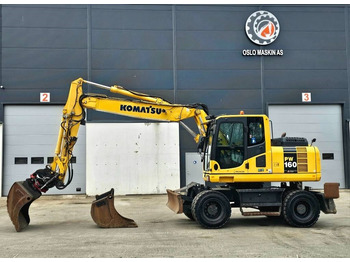 휠 굴삭기 Komatsu pw 160 -8 : 사진 2