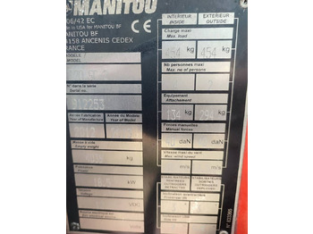 시저 리프트 Manitou 120SC-2 : 사진 5