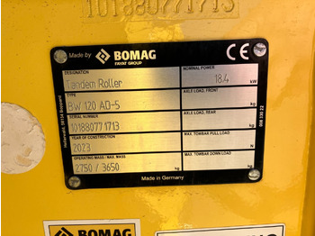 신규 롤러 BOMAG DE BW 120 AD-5 Stage V/Tier 4f : 사진 2 신규 롤러 BOMAG DE BW 120 AD-5 Stage V/Tier 4f : 사진 2