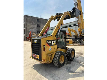 스키드 스티어 로더 90% New Front Loader Tractor CAT 246D Skid Steer Loader / Used Cat 226B 246C 246d Mini Skid Steer Loader in Stock : 사진 3