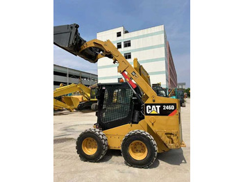 스키드 스티어 로더 90% New Front Loader Tractor CAT 246D Skid Steer Loader / Used Cat 226B 246C 246d Mini Skid Steer Loader in Stock : 사진 5
