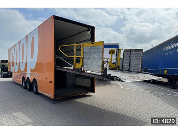 밀폐형 박스 세미 트레일러 BURGERS Double-Deck / Steering axle / Tail lift / 7 pieces : 사진 3