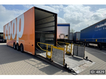 밀폐형 박스 세미 트레일러 BURGERS Double-Deck / Steering axle / Tail lift / 7 pieces : 사진 4