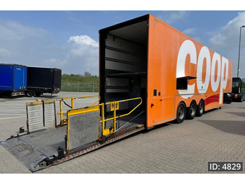 밀폐형 박스 세미 트레일러 BURGERS Double-Deck / Steering axle / Tail lift / 7 pieces : 사진 5