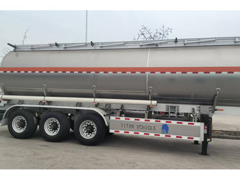 신규 유조 세미 트레일러 운반 물 연료 TITAN 3 Axle 42000liter Aluminum Tanker Trailer for Sale in Mali : 사진 4