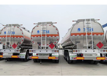 신규 유조 세미 트레일러 운반 물 연료 TITAN 3 Axle 42000liter Aluminum Tanker Trailer for Sale in Mali : 사진 2