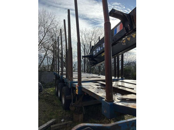 목재 세미 트레일러 Diebolt grue avec grappin rotatif : 사진 3