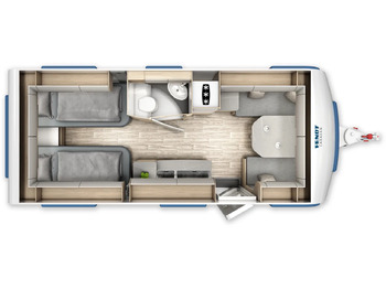 신규 캐러밴 Fendt Bianco Activ 515 SGE Fahrzeug frei konfigurierbar : 사진 2