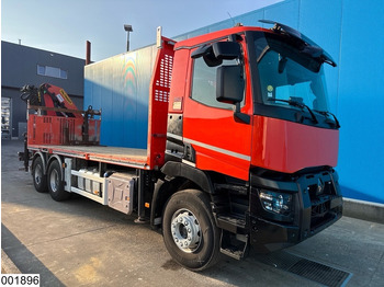 드롭사이드/ 플랫베드 트럭, 크레인 트럭 Renault C 430 6x4, EURO 6, Retarder, Palfinger,Remote : 사진 2