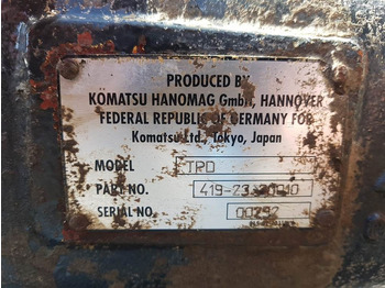차축 및 부품 건설기계 용 Komatsu TPD - WA320 - 5H Axle/Achse/As : 사진 5