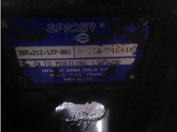 차축 및 부품 건설기계 용 Spicer Dana 357/212/127-001 - Ahlmann AZ 85 - Axle : 사진 5
