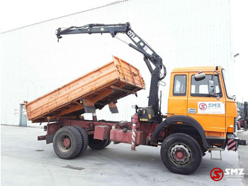 덤프트럭, 크레인 트럭 Iveco Magirus 170.23 hiab 071 : 사진 4