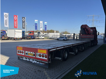 트랙터 유닛 Scania R450 6x2 I.C.M Vogelzang met HIAB 60 ton meter k : 사진 3