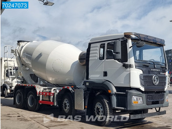 신규 콘크리트 믹서 트럭 SHACMAN M3000 S 8X4 8m3 Liebherr mixer Manual Big-Axle Steelsuspension : 사진 3