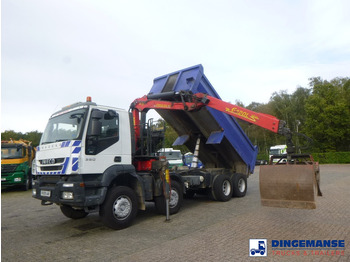 크레인 트럭 Iveco AD340T36 8x4 RHD tipper + Palfinger E120 plus + grapple : 사진 5