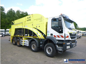 진공 흡입 트럭 Iveco Trakker 500 8x4 MTS vacuum excavator / Saugbagger : 사진 2