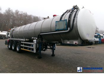 유조 세미 트레일러 WHALE Vacuum tank inox 30 m3 / 1 comp + pump : 사진 2