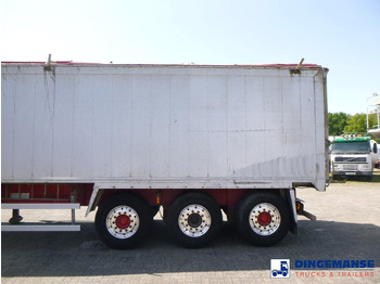 덤프 세미 트레일러 WILCOX Tipper trailer alu 55 m3 + tarpaulin : 사진 5