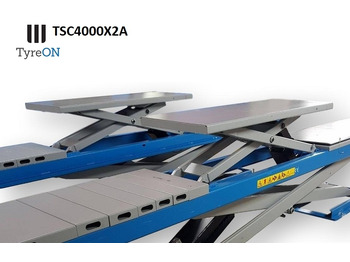 작업장 장비 TSC4000X2A Alignment scissor lift - On floor - Free wheel lifting system - 4.8 m lightened runways - 4T - Mounted on the floor : 사진 5