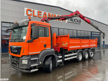 덤프트럭, 크레인 트럭 MAN TGS 35.400 8x4 Euro 6 Palfinger 17 Tonmeter Z-kraan : 사진 2 덤프트럭, 크레인 트럭 MAN TGS 35.400 8x4 Euro 6 Palfinger 17 Tonmeter Z-kraan : 사진 2