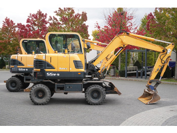 굴착기 Hyundai Robex 55W-9 Wheeled Excavator 5.5t / 2pcs : 사진 3