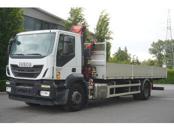 드롭사이드/ 플랫베드 트럭, 크레인 트럭 IVECO STRALIS 19.310 E6 / Flatbed 19 EPAL / FASSI F135 / 225 MTH! / 5.7 T : 사진 3 드롭사이드/ 플랫베드 트럭, 크레인 트럭 IVECO STRALIS 19.310 E6 / Flatbed 19 EPAL / FASSI F135 / 225 MTH! / 5.7 T : 사진 3