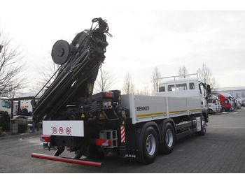 드롭사이드/ 플랫베드 트럭, 크레인 트럭 MAN TGS 26.400 / HDS HIAB 244 EP-4 HIDUO 8500 kg / 6x4 : 사진 4