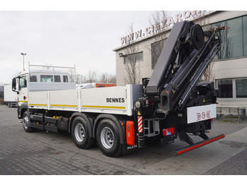 드롭사이드/ 플랫베드 트럭, 크레인 트럭 MAN TGS 26.400 / HDS HIAB 244 EP-4 HIDUO 8500 kg / 6x4 : 사진 3