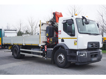 크레인 트럭 RENAULT RENAULT C280 DTI 8 / FASSI crane 5.6 T / 560 MTH / range 8 m / Flatbed 15 EPAL : 사진 2 크레인 트럭 RENAULT RENAULT C280 DTI 8 / FASSI crane 5.6 T / 560 MTH / range 8 m / Flatbed 15 EPAL : 사진 2