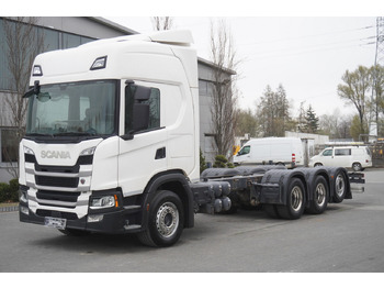 캡 새시 트럭 Scania G540 8x4 / Chassis 8.7 m / Steered axle / 2021 : 사진 2