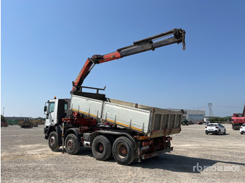 덤프트럭, 크레인 트럭 2000 Iveco Eurotrakker 1999 Palfinger PK16000 5550 kg ... Dump Truck with Crane : 사진 3