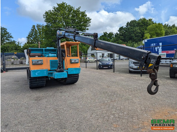 덤프 Morooka MST-1100 Rupsdumper / Werktuigdrager - Platte kiepbak + Hiab 026 T3 Kraan - Komatsu 6Cil : 사진 4